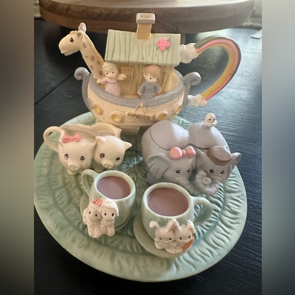 Precious Moments Other - Precious Moments Enesco Collectible miniature tea set